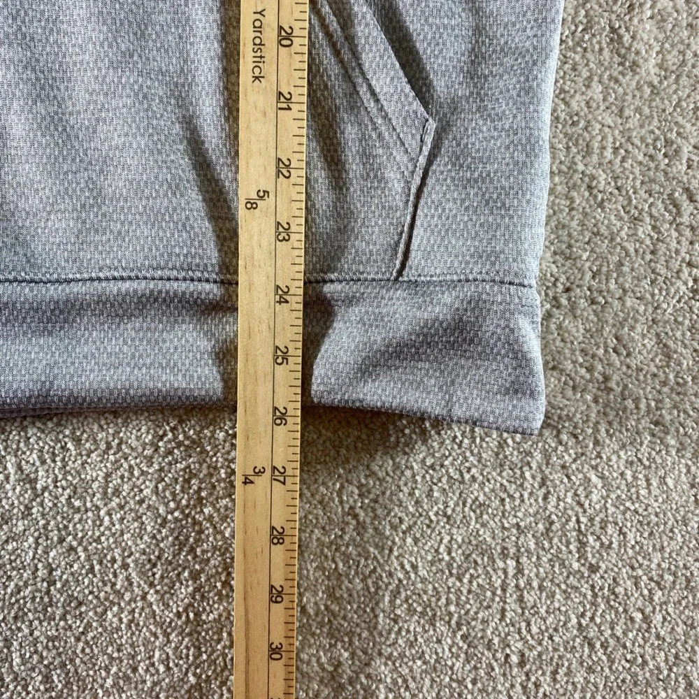 Adidas Hoodie Men Small Gray Graphic Logo Sweater Sport Pullover Long‎ Sleeve